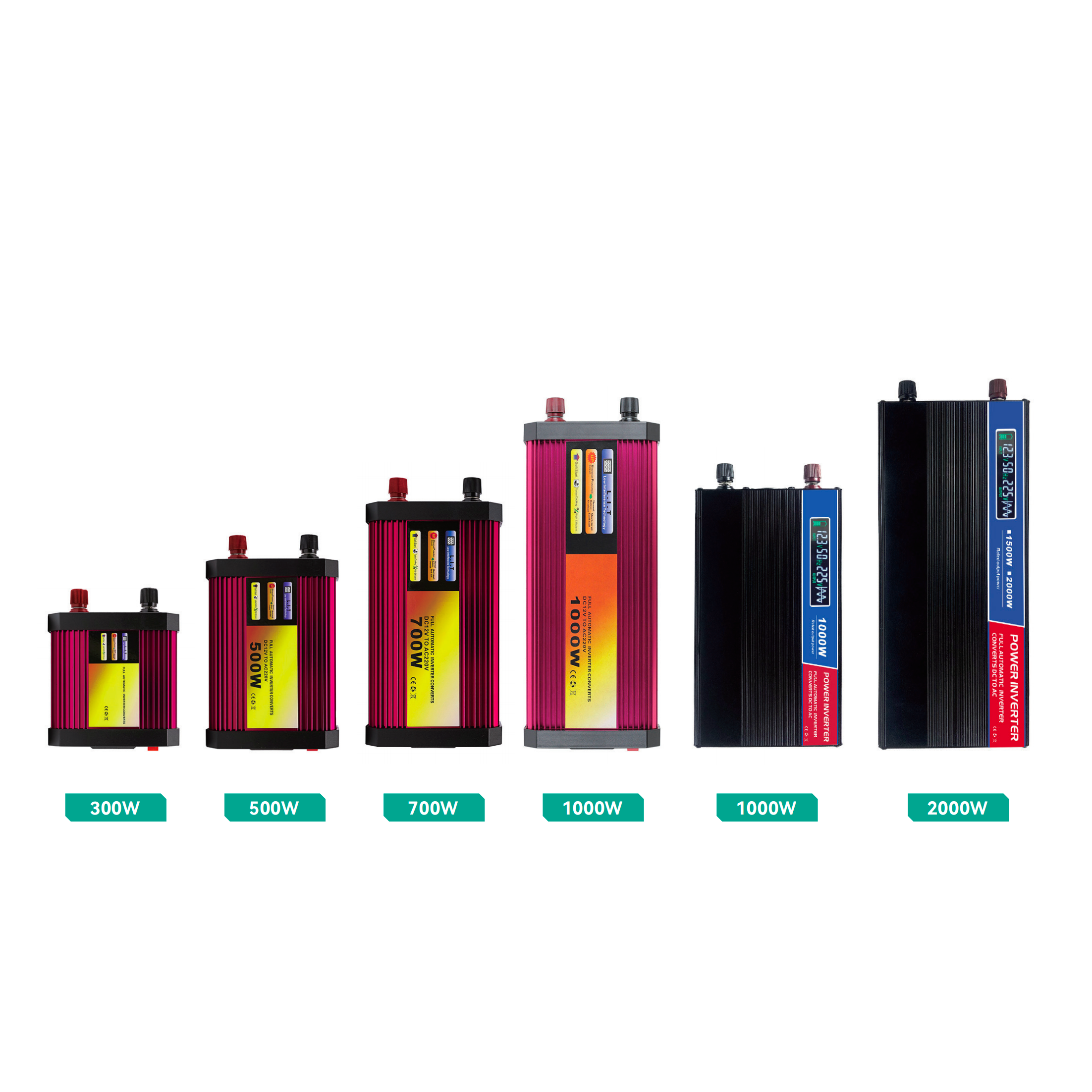 Inverter DC to AC Modified Sine Wave Inverter 220V/110V Power Battery Converter