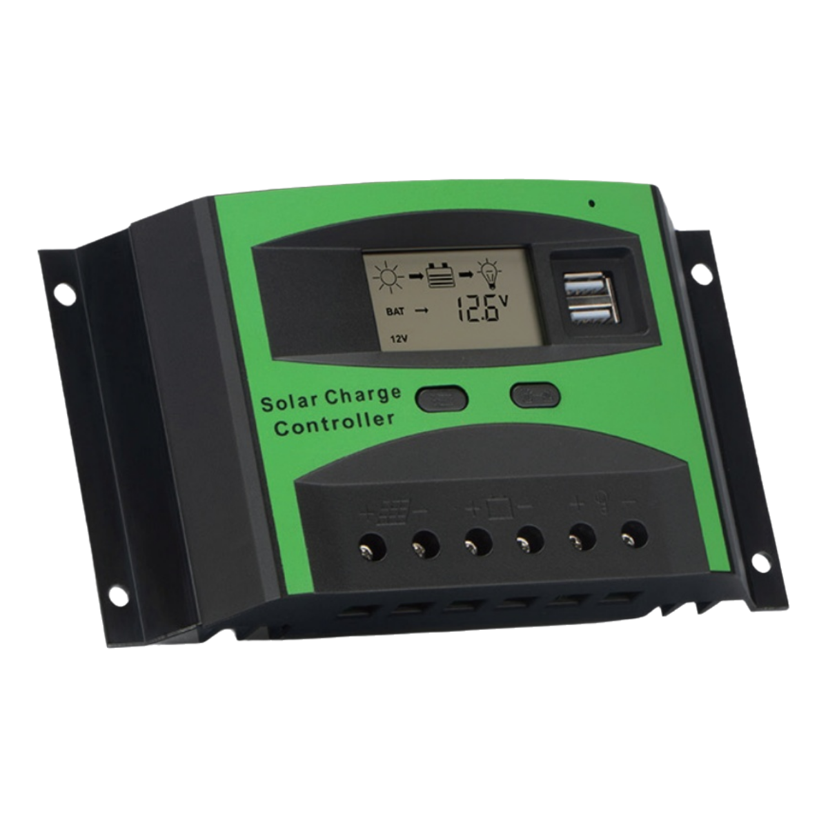 AT Series 12/24V Auto PWM Solar Charge Controller 10A-60A