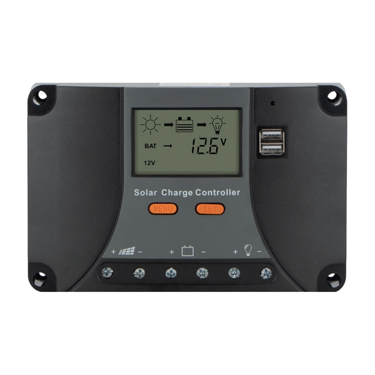 20A 30A 40A UT Series Auto PWM Solar Panel Charge Controller for Solar Home System 