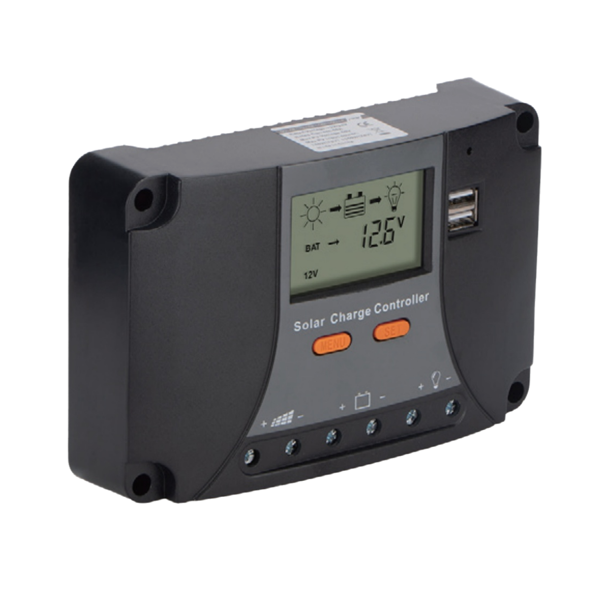 20A 30A 40A UT Series Auto PWM Solar Panel Charge Controller for Solar Home System 