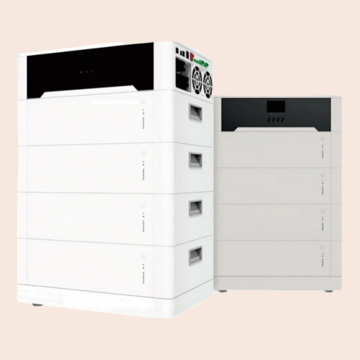 Multiple Working Modes 51.2V Horizontal Integrated Energy Storage System Battery with Square LFP Battery Type