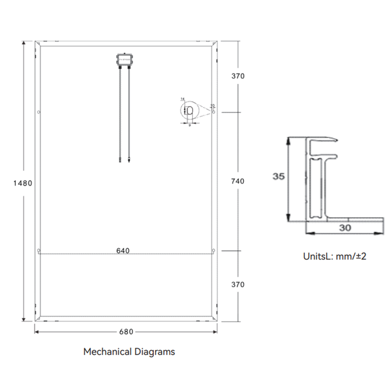 Half Cell Mono Perc 200W Monocrystalline Solar Panels for Camping