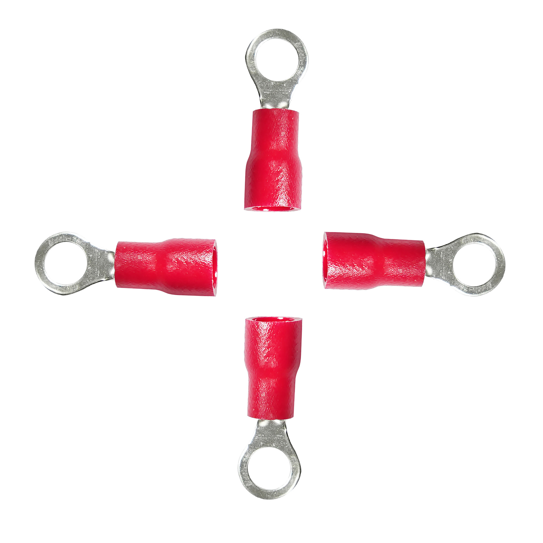 Insulated Ring Terminals (With Copper Sleeve)