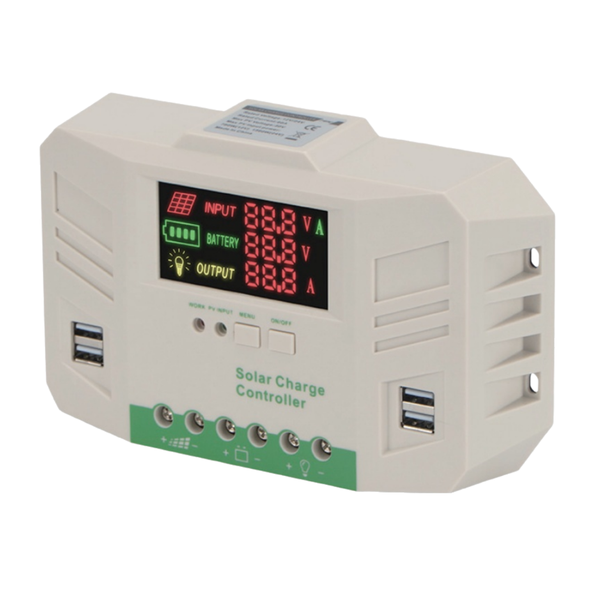 10-60A RT Solar Charge Controller 12/24V Auto Efficient for Solar Energy Systems