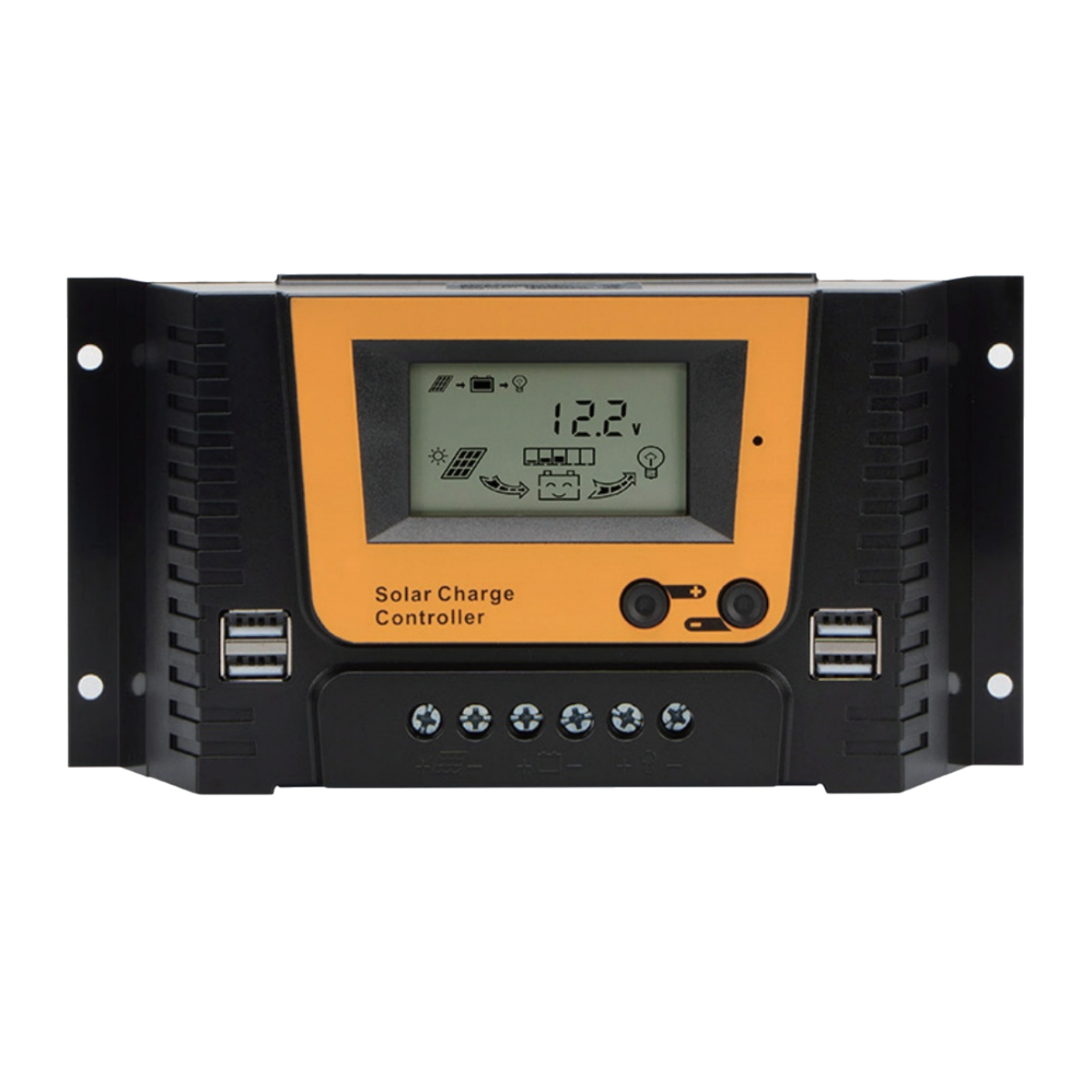  Solar Charge Controller 12V/24V/36V/48v PWM Solar Controller with LCD Display
